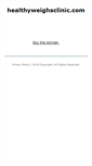 Mobile Screenshot of healthyweighsclinic.com