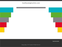 Tablet Screenshot of healthyweighsclinic.com